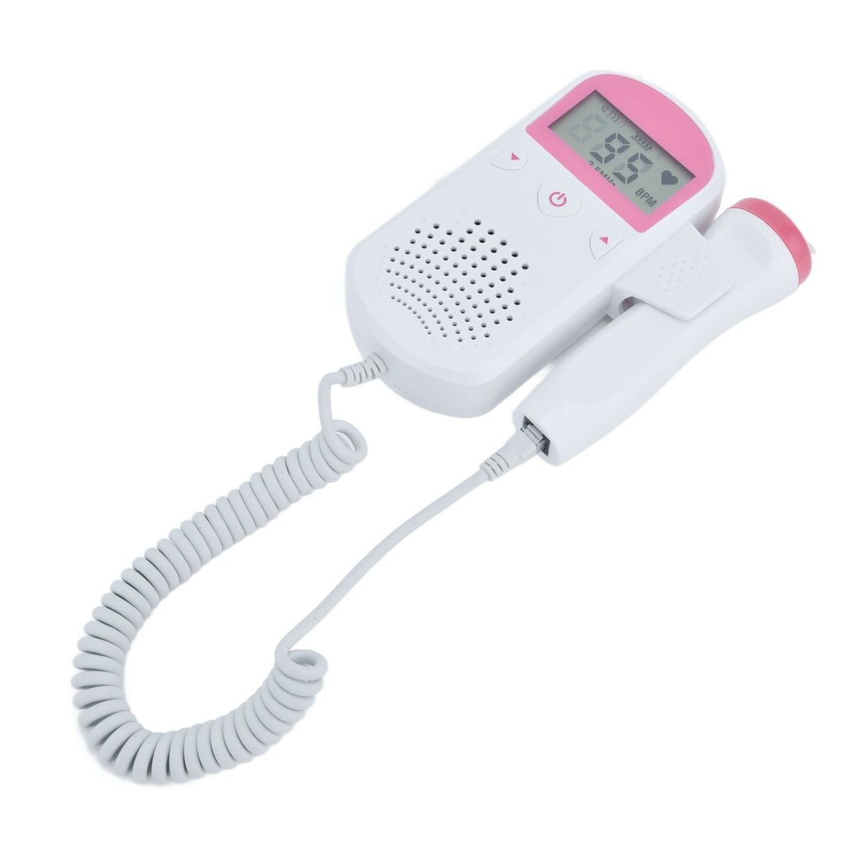 Fetal Doppler Heart Rata Monitor Portable Pregnancy Baby Heart Rate Monitor with LCD Display for Home