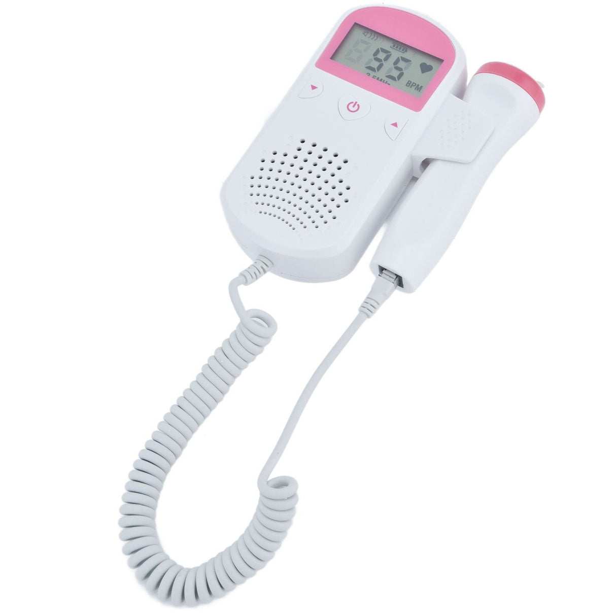 Fetal Doppler Heart Rata Monitor Portable Pregnancy Baby Heart Rate Monitor with LCD Display for Home
