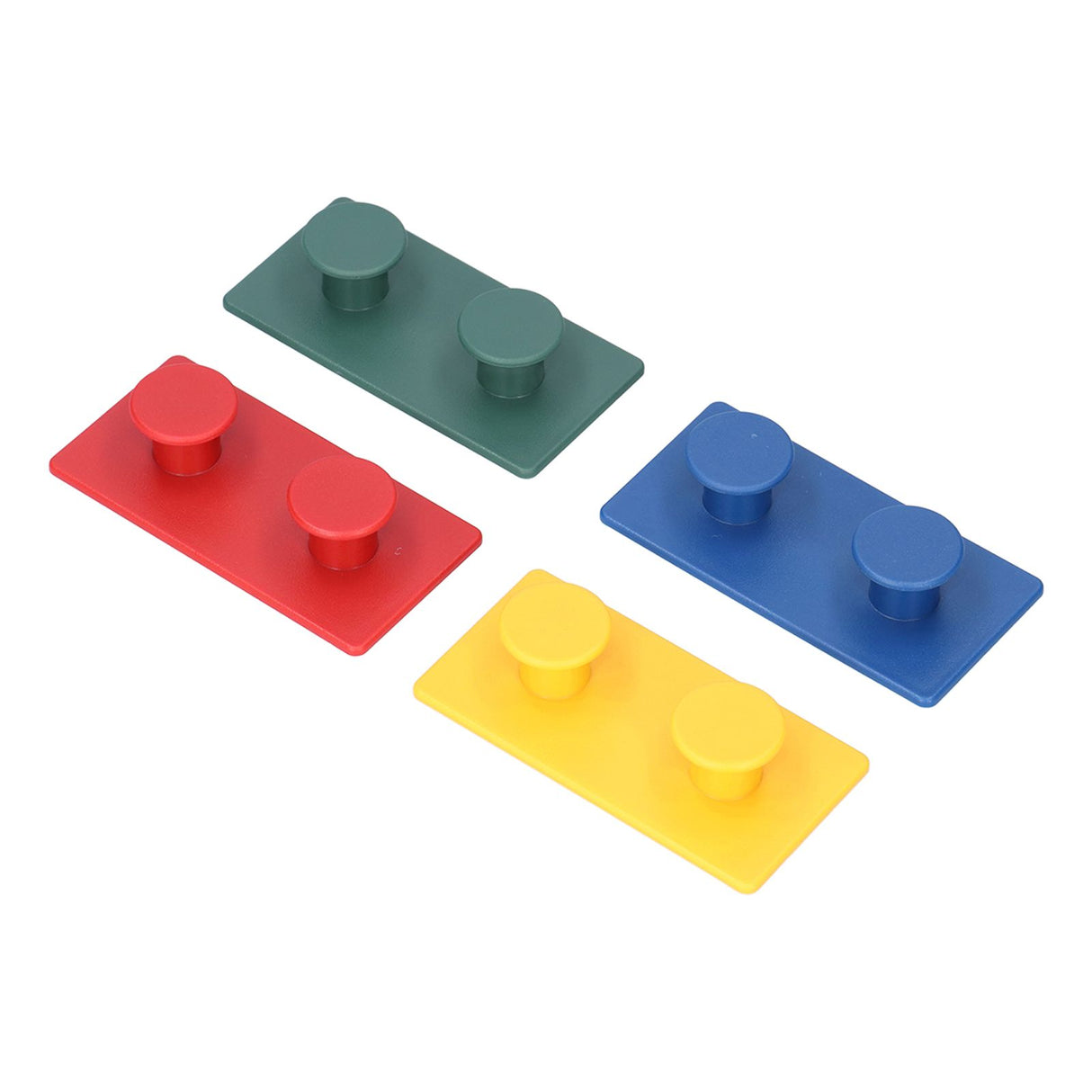 4Pcs ABS Wall Hooks Self Adhesive Clothes Coat Hook Storage Organization for Entryway Bedroom Bathroom