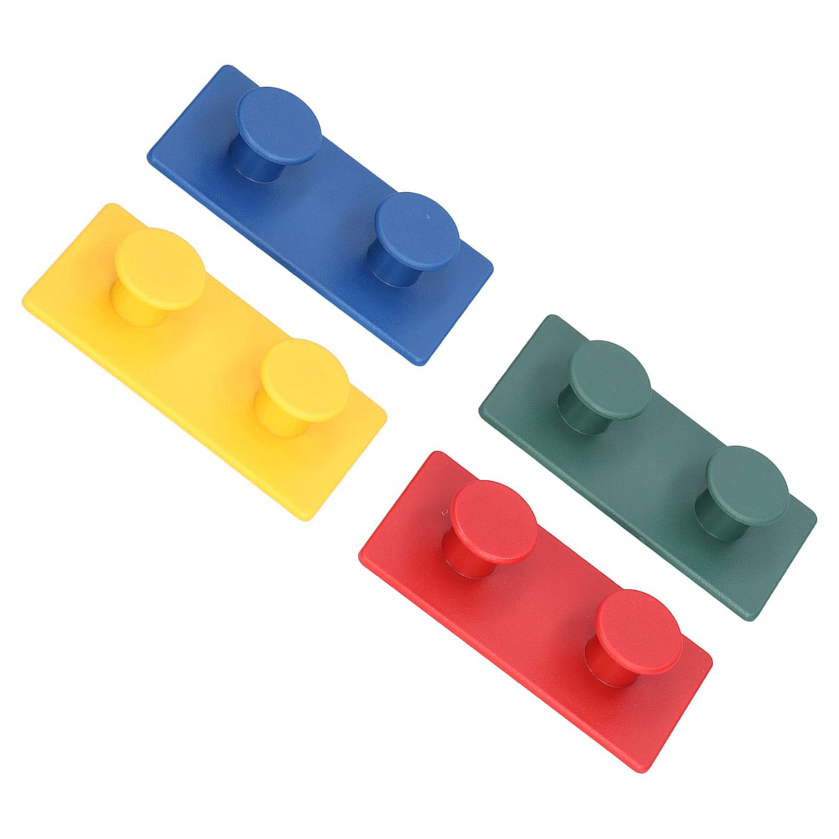 4Pcs ABS Wall Hooks Self Adhesive Clothes Coat Hook Storage Organization for Entryway Bedroom Bathroom