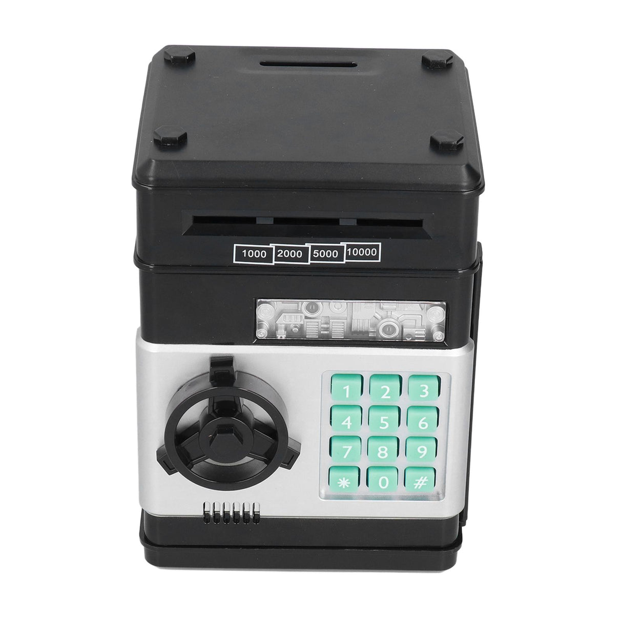Electronic ATM Saving Box Cash Coins Save Banks Piggy Bank Can Auto Scroll Paper Money