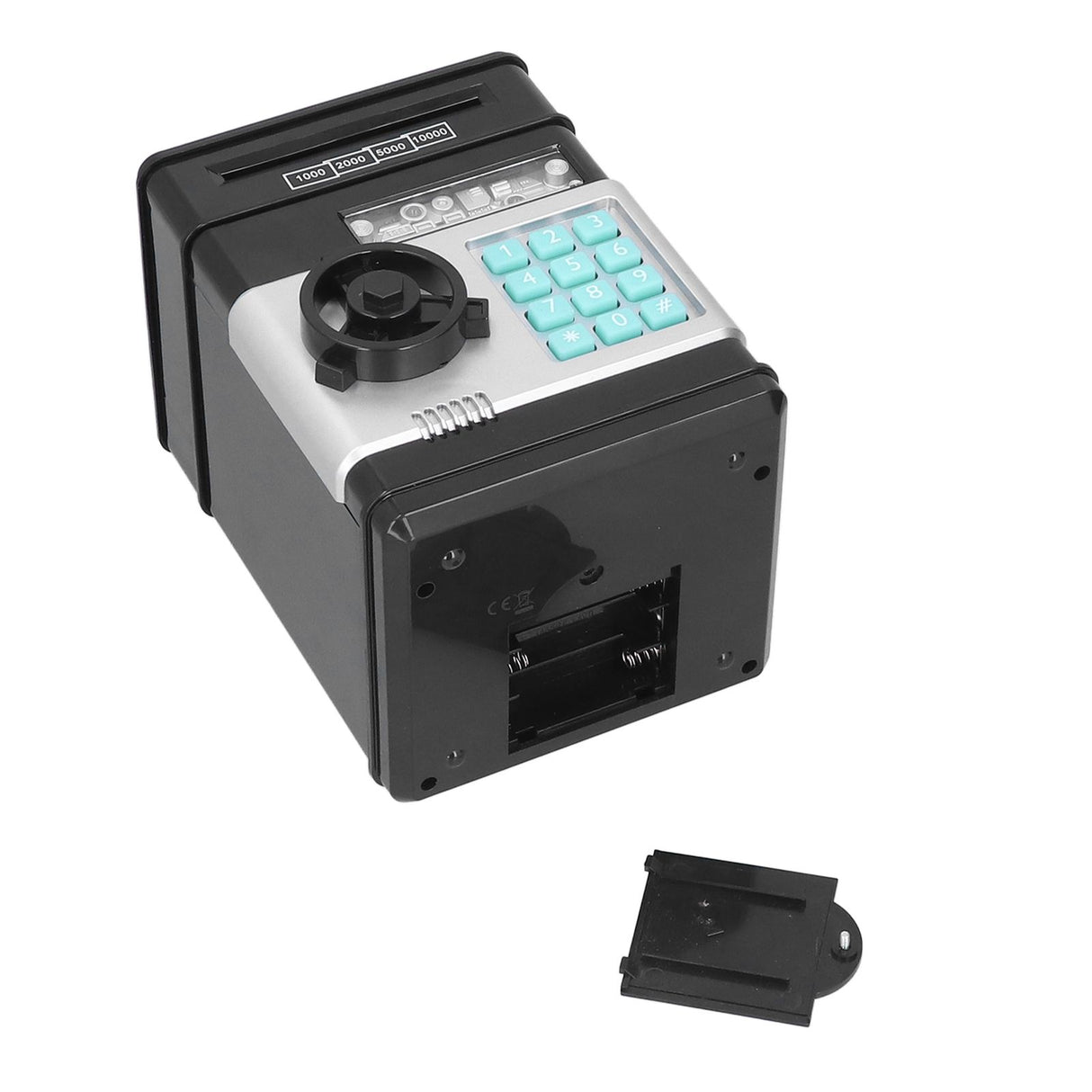 Electronic ATM Saving Box Cash Coins Save Banks Piggy Bank Can Auto Scroll Paper Money