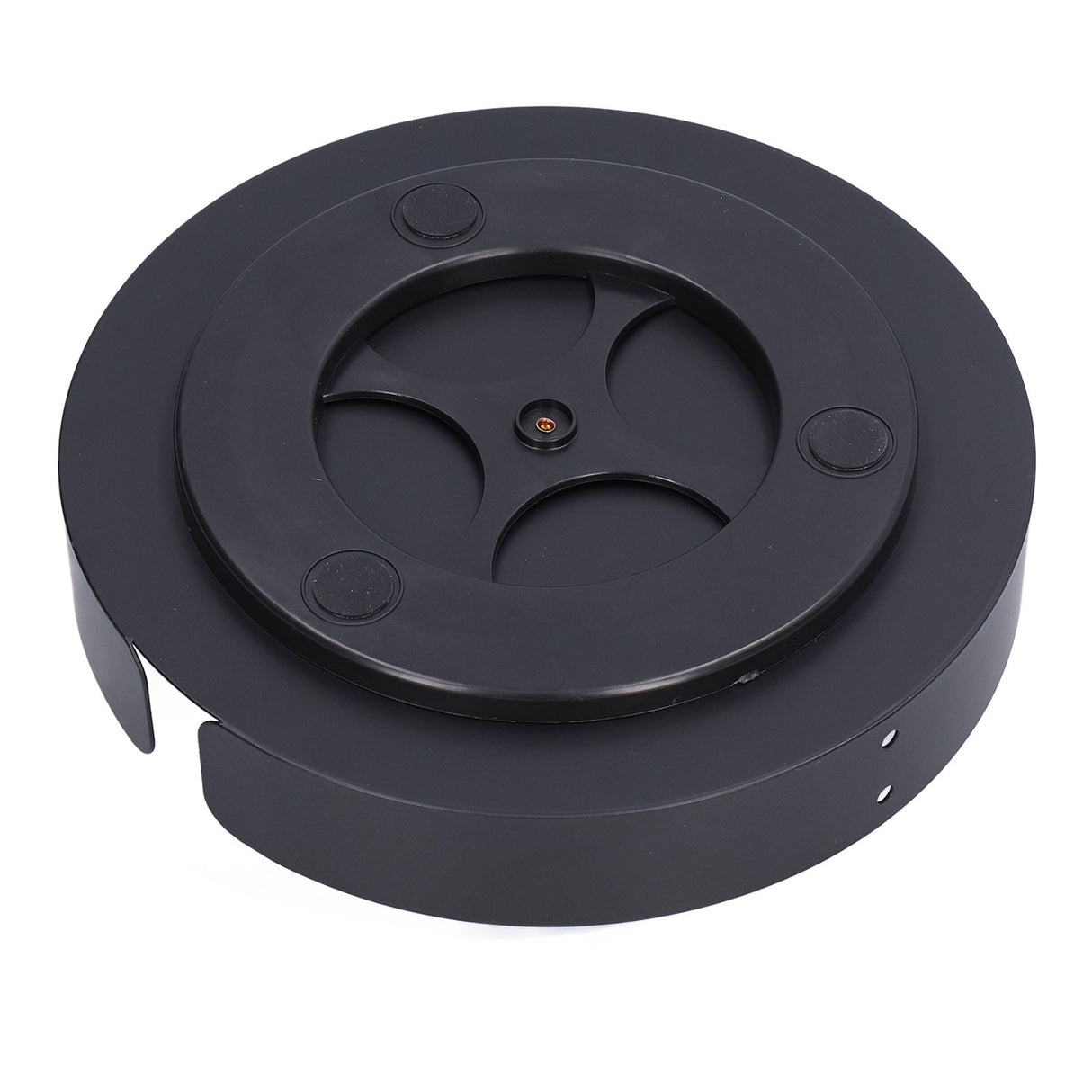 Turntable Organizer 360 ° Rotatable Safe Reliable Small Compact Stainless Steel Storage Rack for Cosmetics