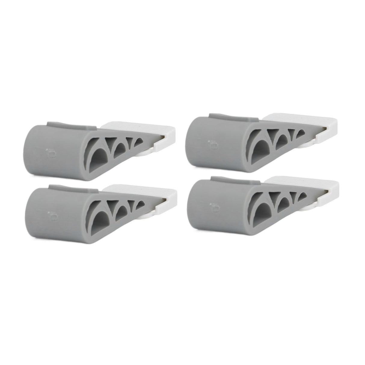 4PCS Stacked Door Stop Rubber Heavy Duty Door Bottom Stopper Door Wedge Stop for Home Office