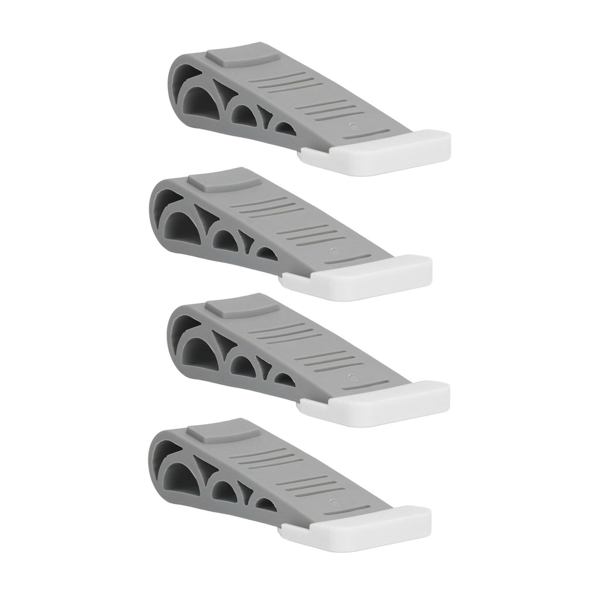 4PCS Stacked Door Stop Rubber Heavy Duty Door Bottom Stopper Door Wedge Stop for Home Office