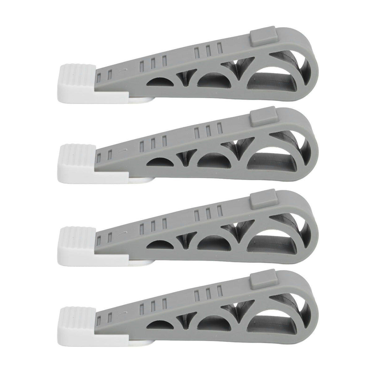 4PCS Stacked Door Stop Rubber Heavy Duty Door Bottom Stopper Door Wedge Stop for Home Office