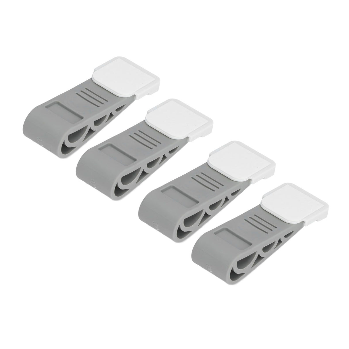 4PCS Stacked Door Stop Rubber Heavy Duty Door Bottom Stopper Door Wedge Stop for Home Office