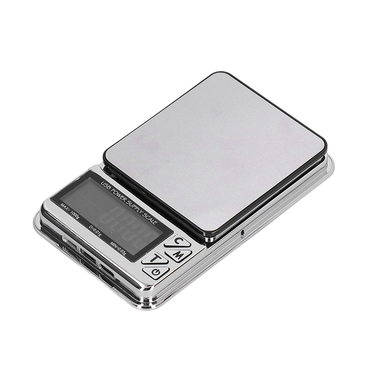 Jewelry Scale Accurate Data USB Charging Stable Reading High Sensitivity LCD Digital Electronic Scale for Gold Necklace