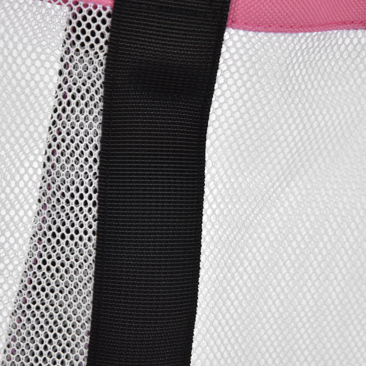 Beach Bags Mesh Cotton Oversized Storage Tote Bags for Beach Picnic Barbecue Camping Pink