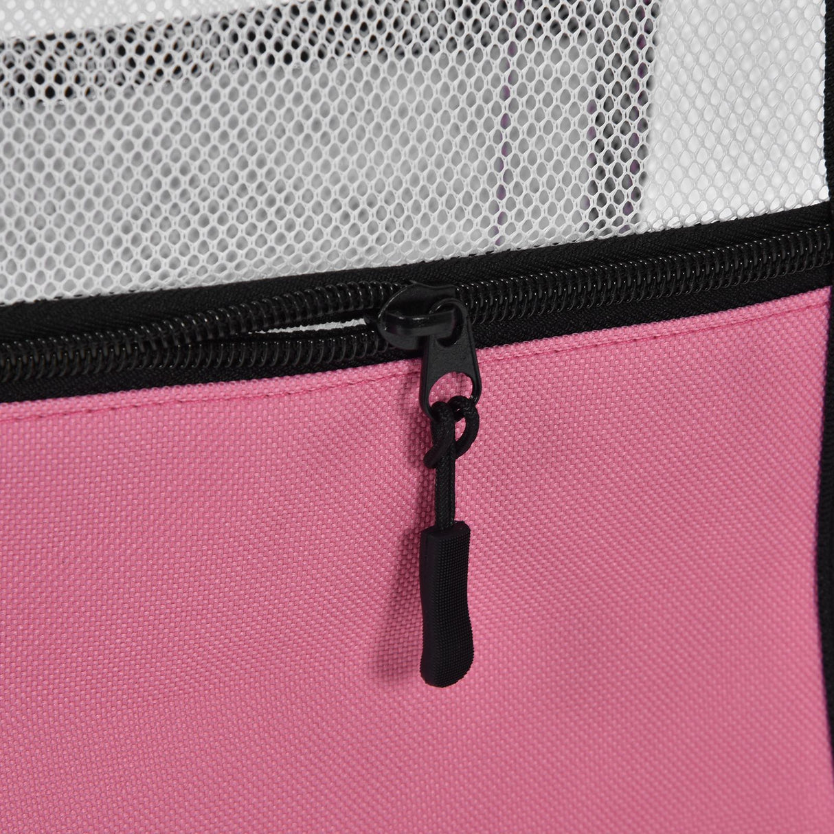Beach Bags Mesh Cotton Oversized Storage Tote Bags for Beach Picnic Barbecue Camping Pink