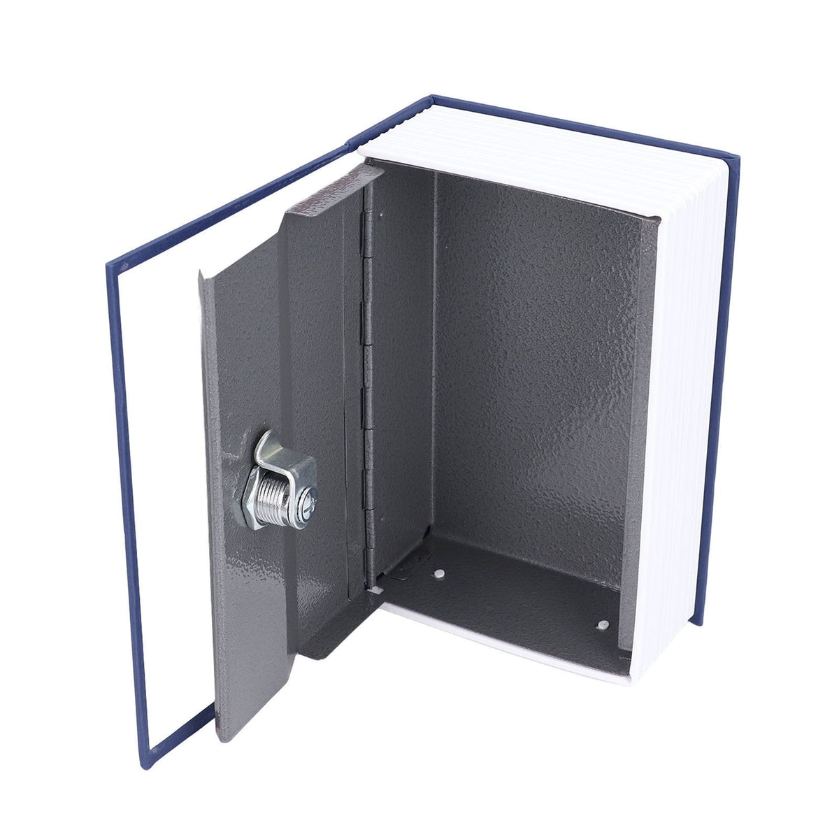Safe Box Simulation Book Shape Decorative Storage Money Case for Bedroom Living Room OfficeBlue