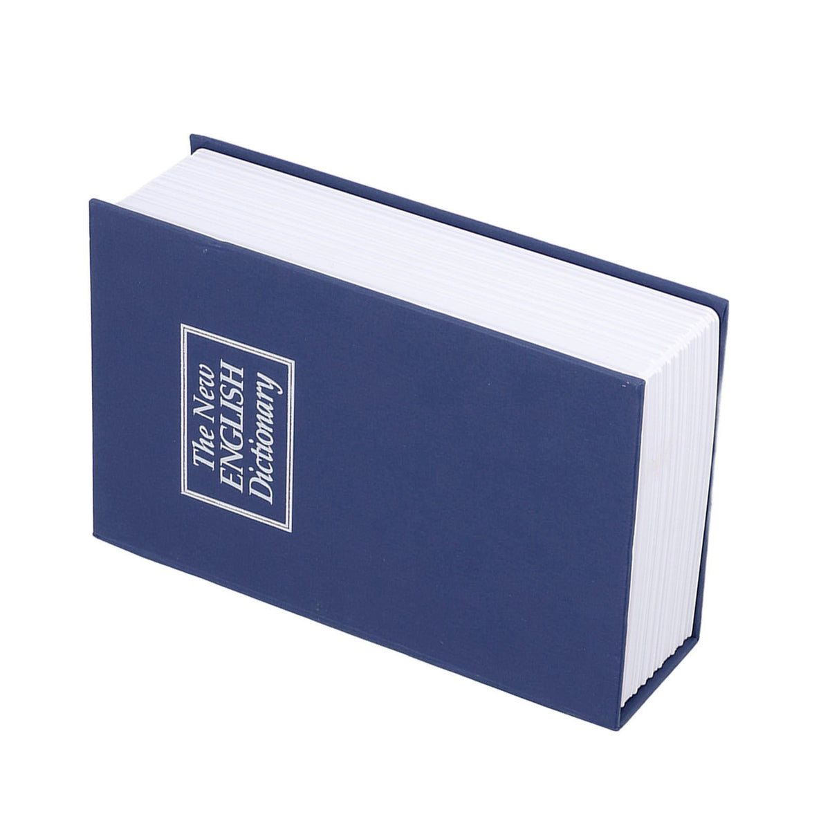 Safe Box Simulation Book Shape Decorative Storage Money Case for Bedroom Living Room OfficeBlue