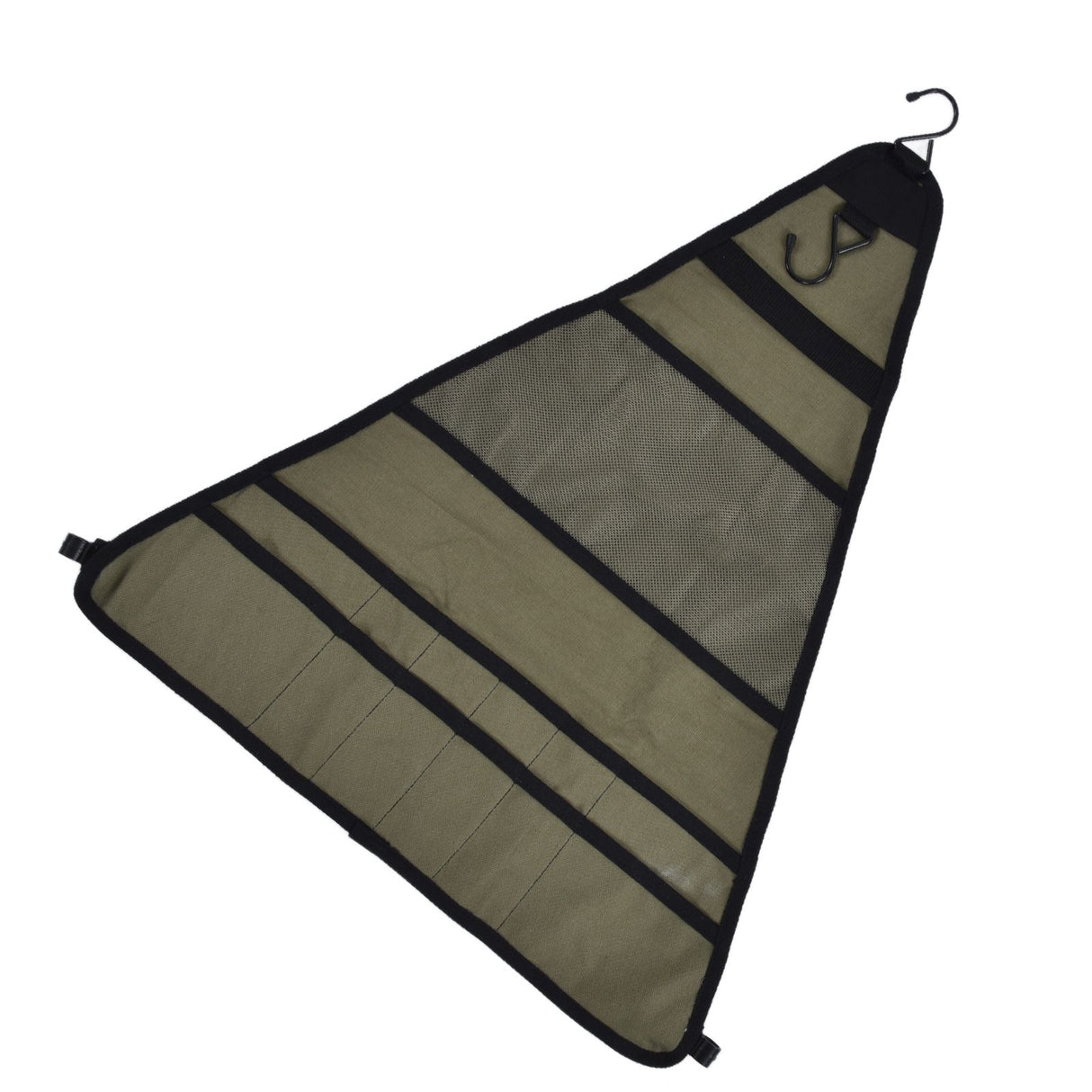 Outdoor Tableware Storage Bag Foldable Oxford Flatware Organizer Hanging Bag for Barbecue Picnic