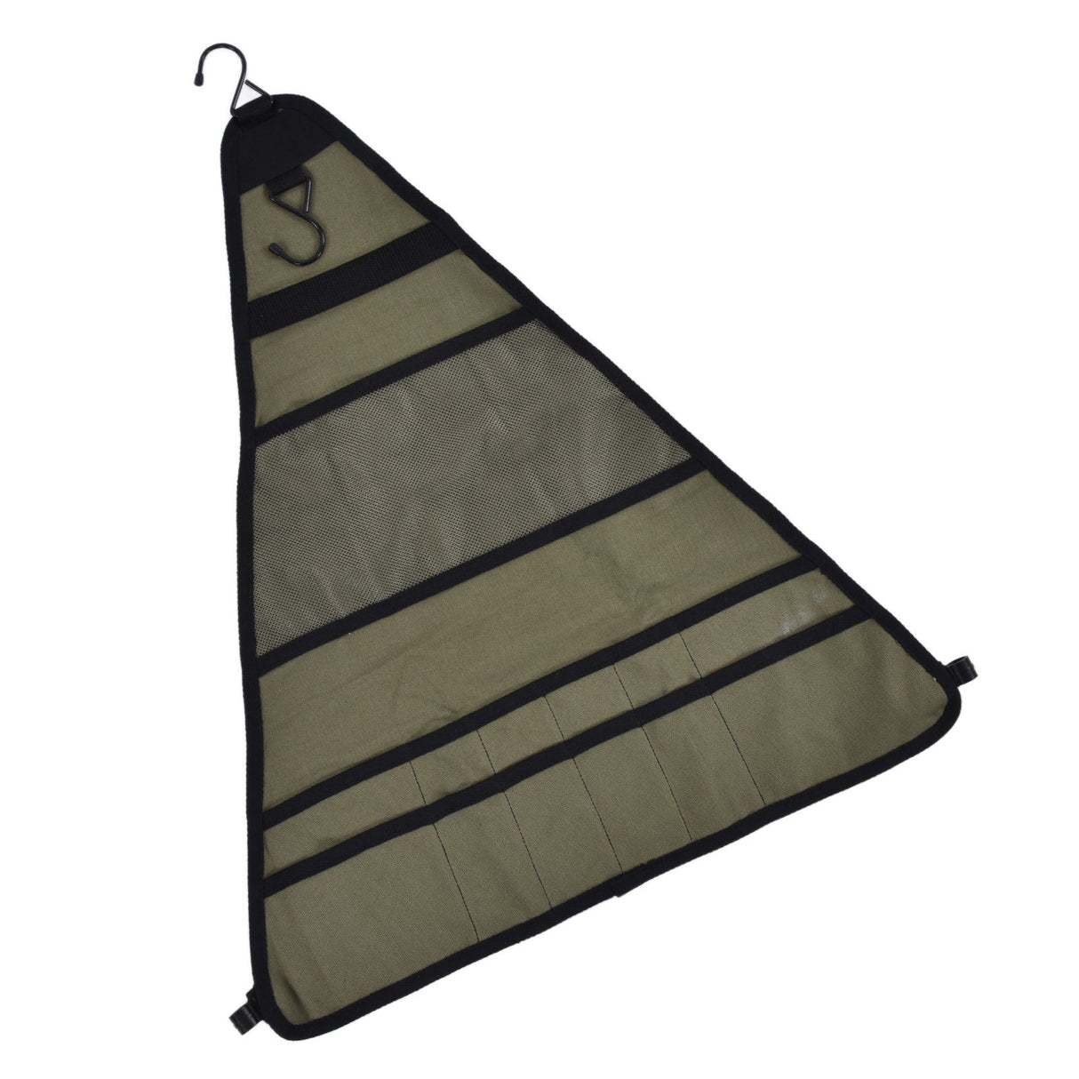 Outdoor Tableware Storage Bag Foldable Oxford Flatware Organizer Hanging Bag for Barbecue Picnic
