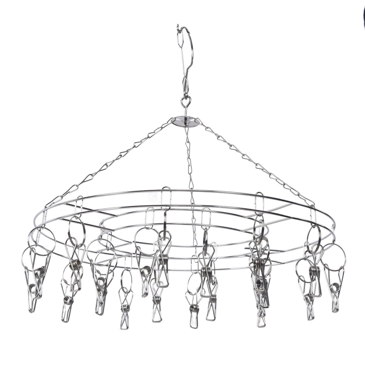 20 Clip Socks Rack Underwear Drying Hanger Stainless Steel Clothes Hanger Multifunctional Laundry Rack