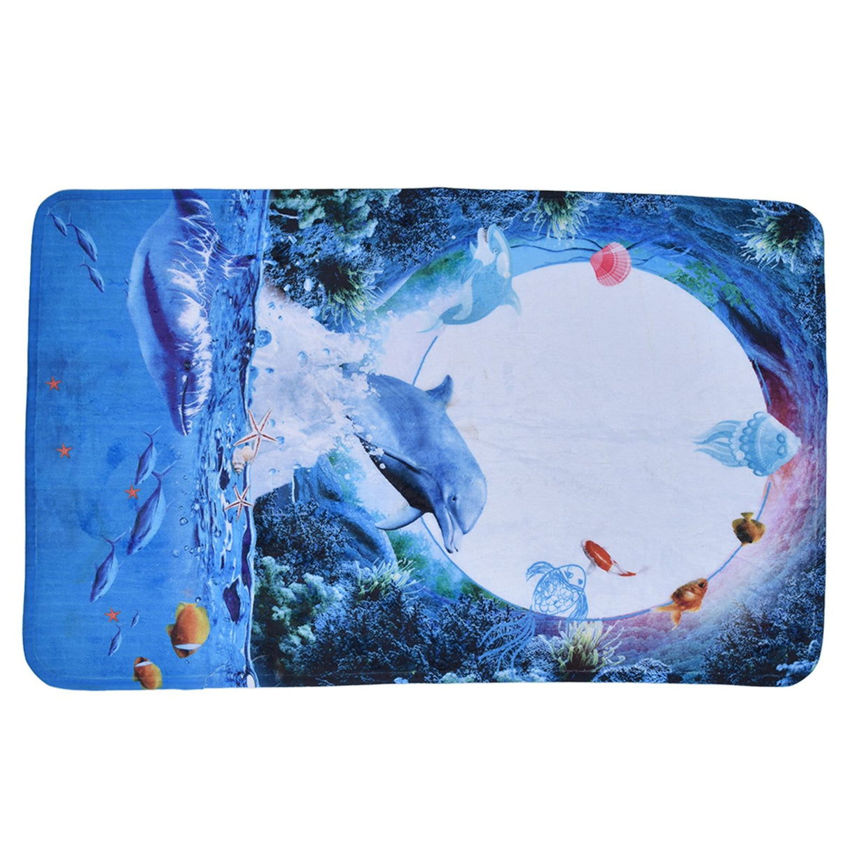 Home Floor Mat Flannel Corridor Carpet Anti Slip Mat Bathroom Kitchen Printed Carpet