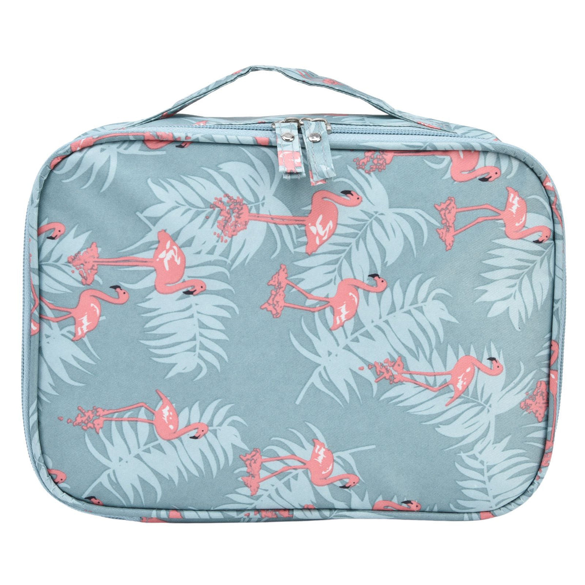 Toiletry Bag Durable Waterproof Nylon Portable Multifunctional Fashionable Design Large Capacity Travel Toiletry BagFlamingo