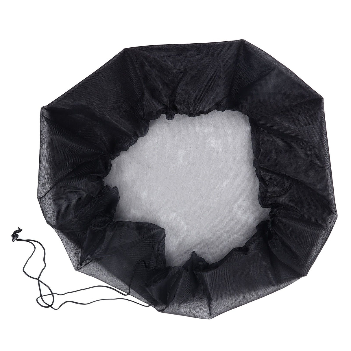 Rain Barrel Mesh Cover Outdoor Water Collection Bucket Protector Screen Netting for Garden