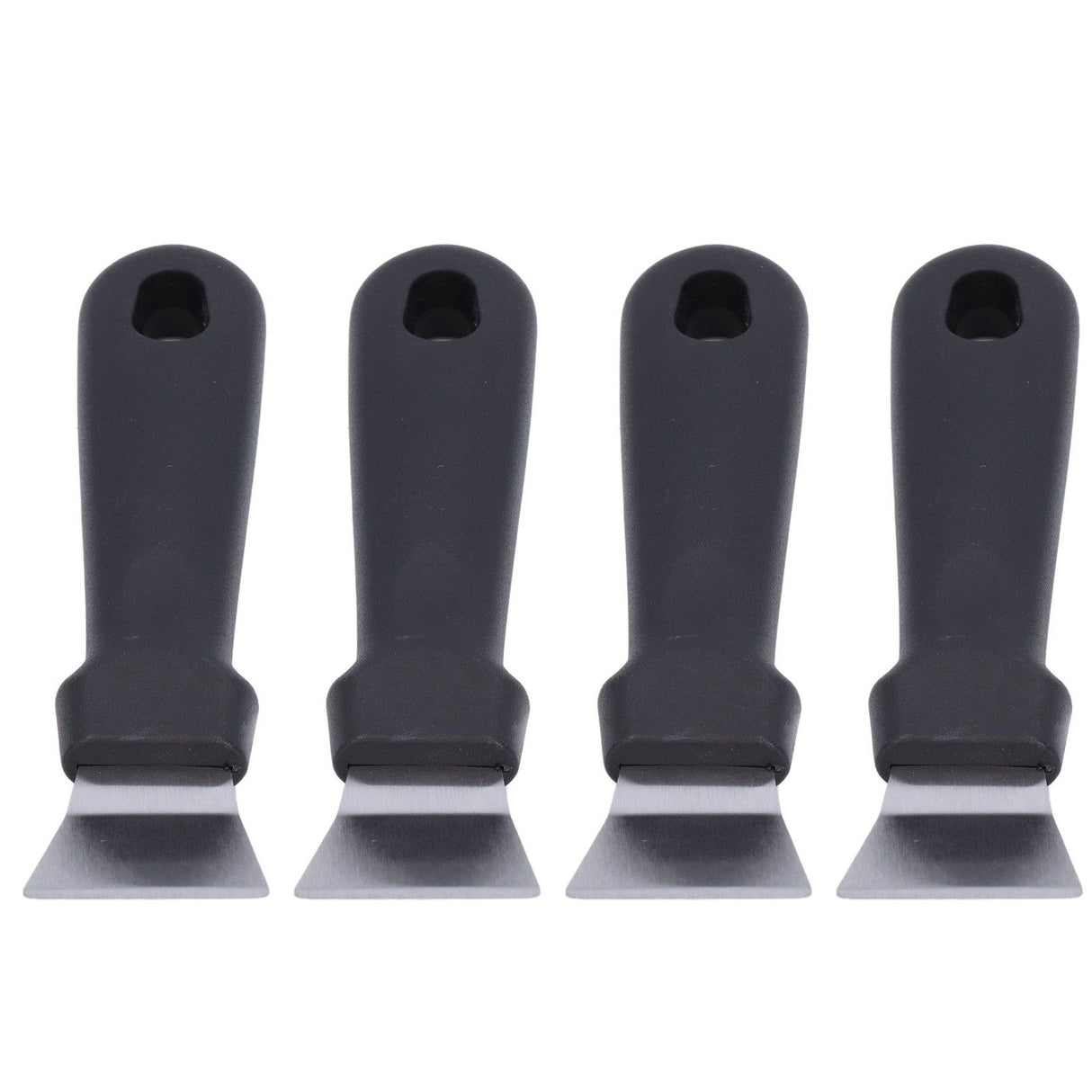 10Pcs Defrosting Shovel Efficient Cleaning Anti Slip Handle Hanging Hole Ice Scraper Deicing Tool for KitchenBlack