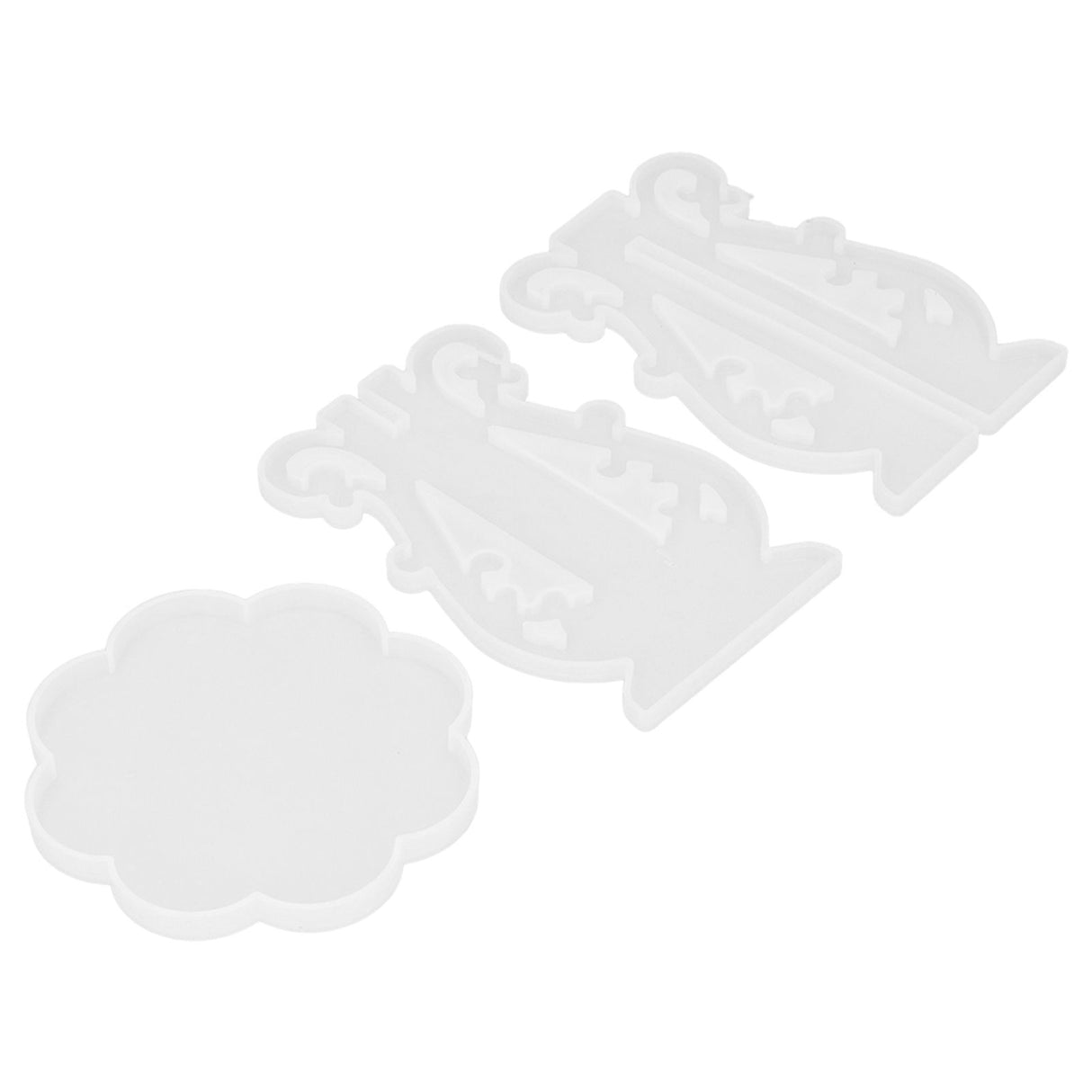 3Pcs DIY Flower Pot Shelf Mold Easy Demoulding Soft Good Toughness Irregular Branches Flower Pot Shelf Mold for DIYEuropean 60-732