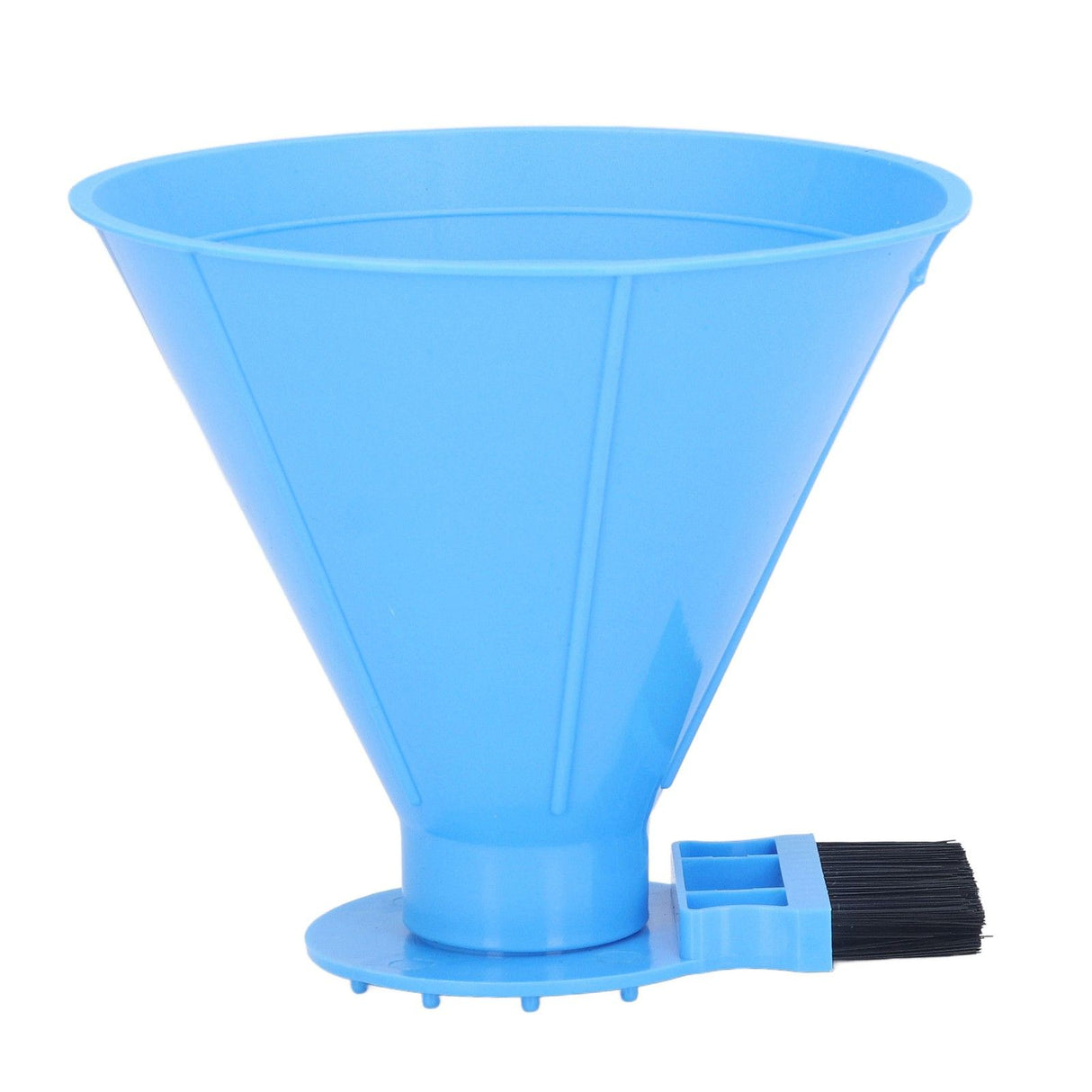 Ice Scraper Plastic Cone Multi Functional Funnel Snow Remover with Brush for Car Windshield