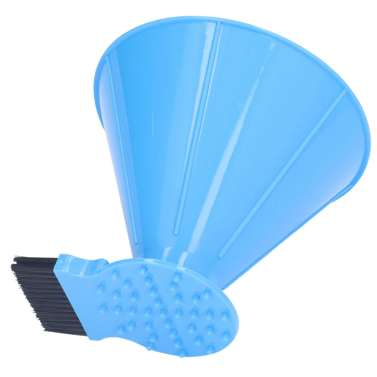Ice Scraper Plastic Cone Multi Functional Funnel Snow Remover with Brush for Car Windshield