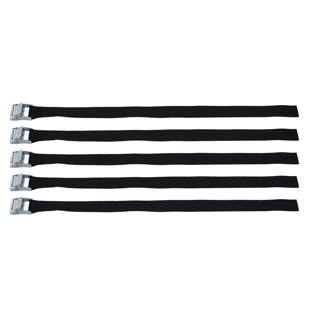 10pcs Tie Down Strap Zinc Alloy Press Buckle Dirt Resistant Nylon Lashing Belt for Goods Luggage