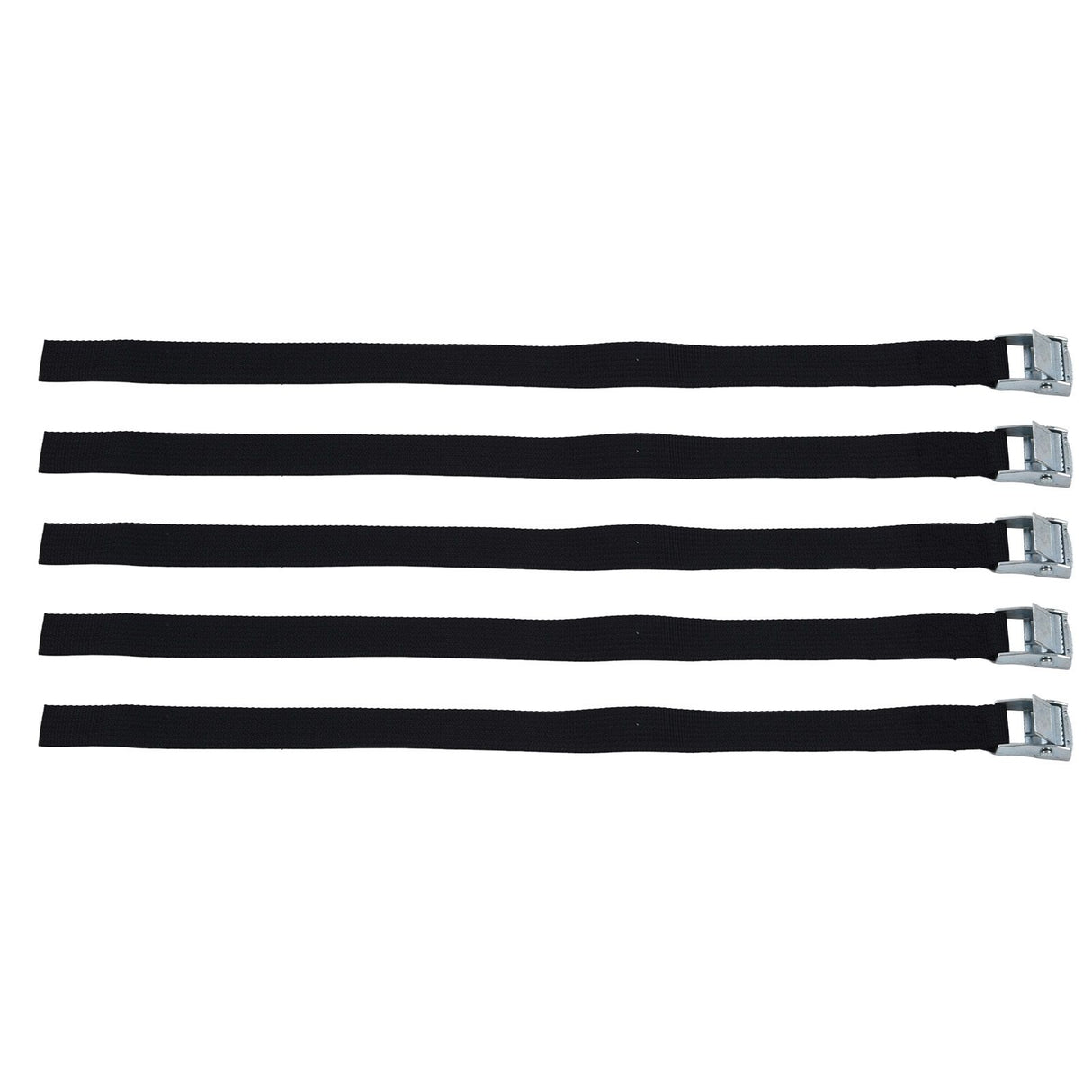 10pcs Tie Down Strap Zinc Alloy Press Buckle Dirt Resistant Nylon Lashing Belt for Goods Luggage