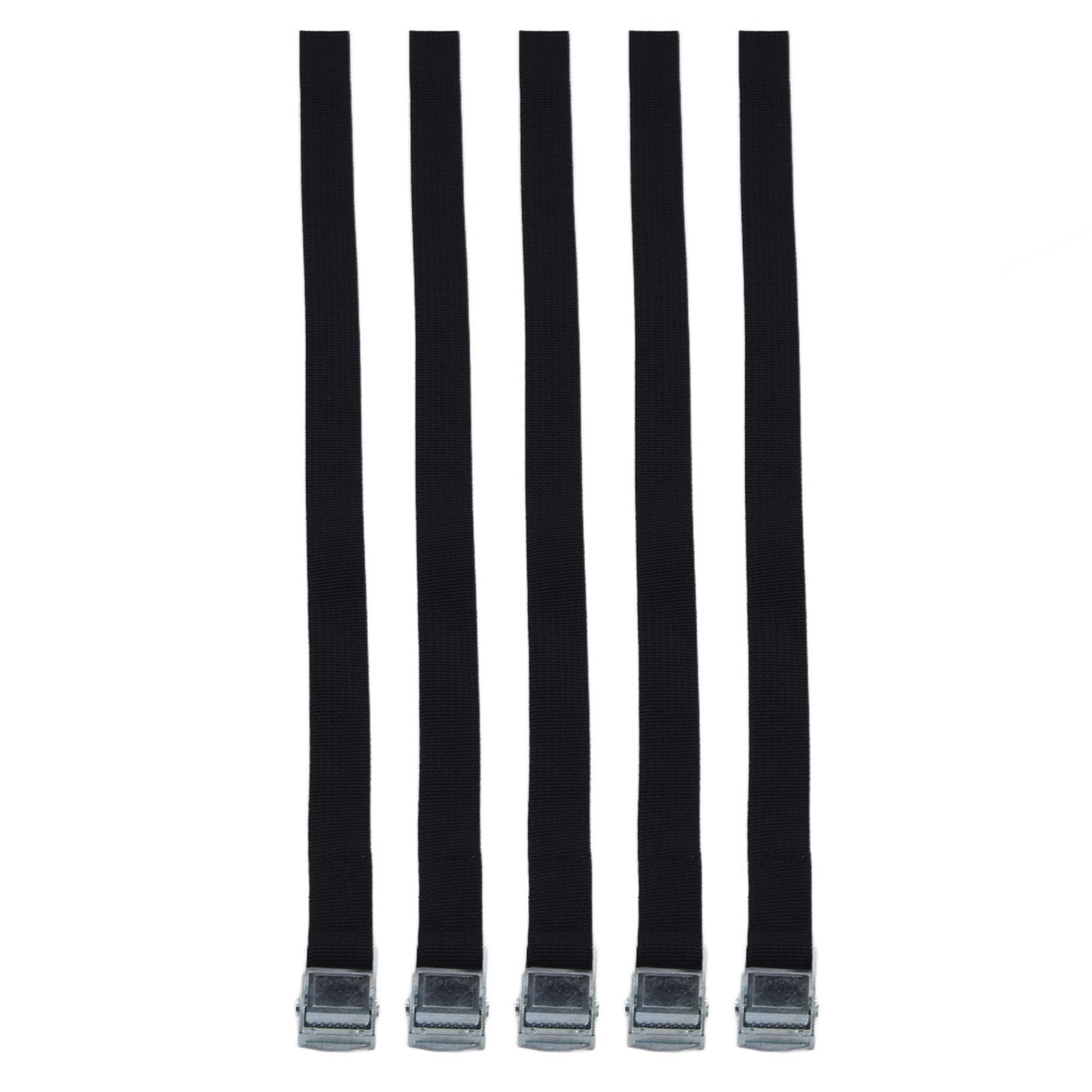 10pcs Tie Down Strap Zinc Alloy Press Buckle Dirt Resistant Nylon Lashing Belt for Goods Luggage
