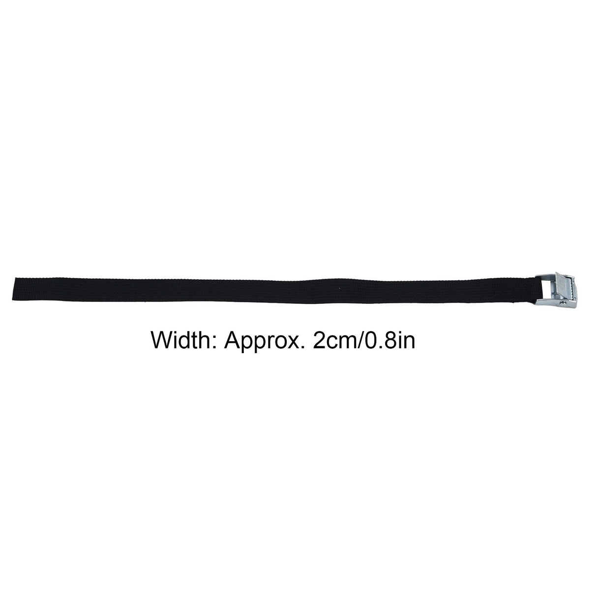 10pcs Tie Down Strap Zinc Alloy Press Buckle Dirt Resistant Nylon Lashing Belt for Goods Luggage