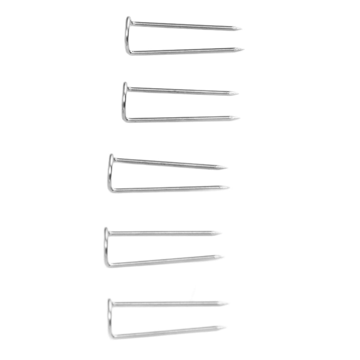 200Pcs Fork Pins U Shaped Stainless Steel Sturdy Durable Wide Application Sewing U Pins17mm 200Pcs/Box