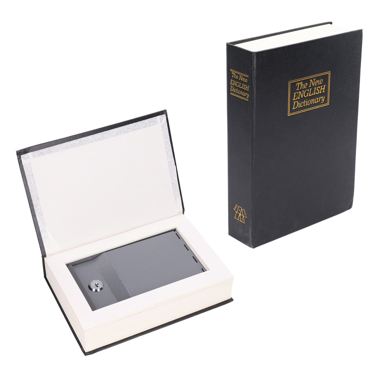Diversion Book Safe High Safety Simulation Book Safe Deposit Box with 2 Keys for School Home TravellingA