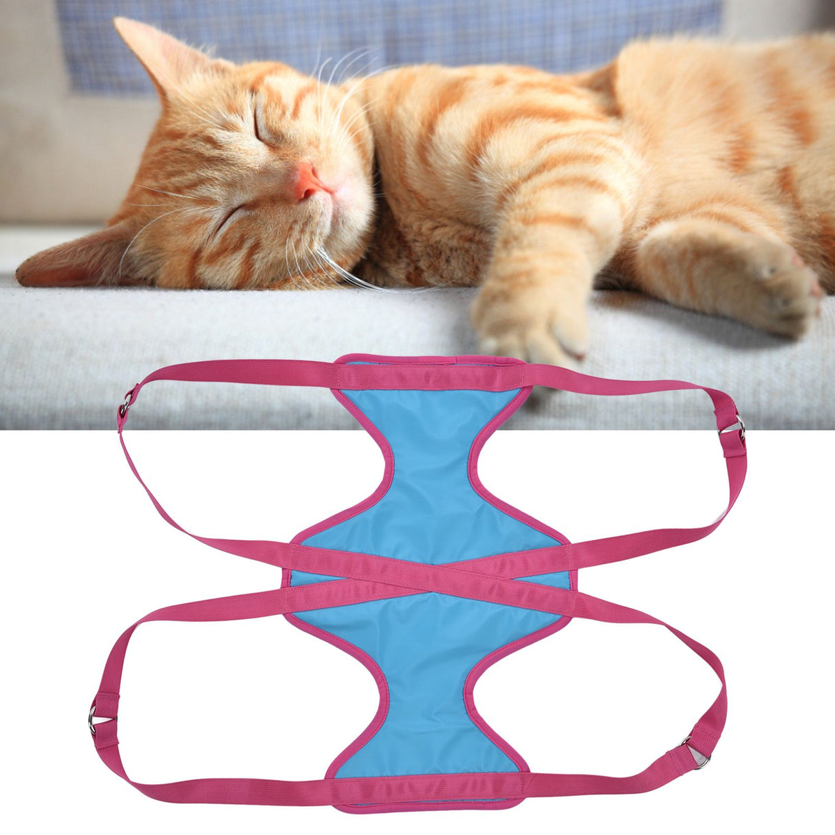 Pet Grooming Sling Comfortable Dog Grooming Sling Hammock for Nail Clipping Teeth Ears CleaningM