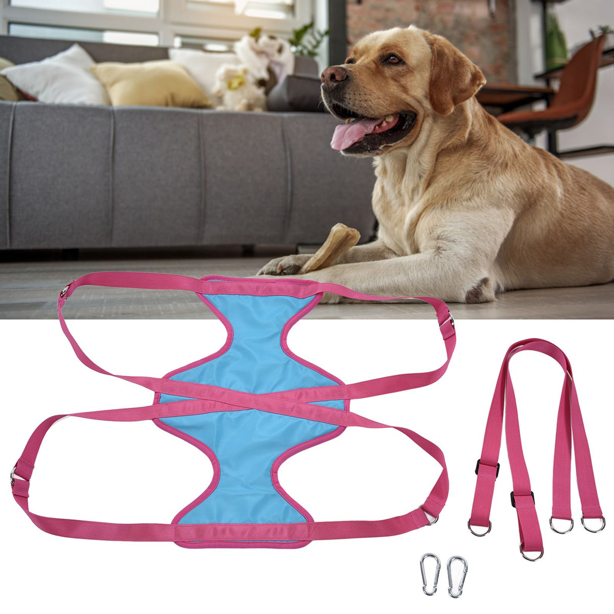 Pet Grooming Sling Comfortable Dog Grooming Sling Hammock for Nail Clipping Teeth Ears CleaningM