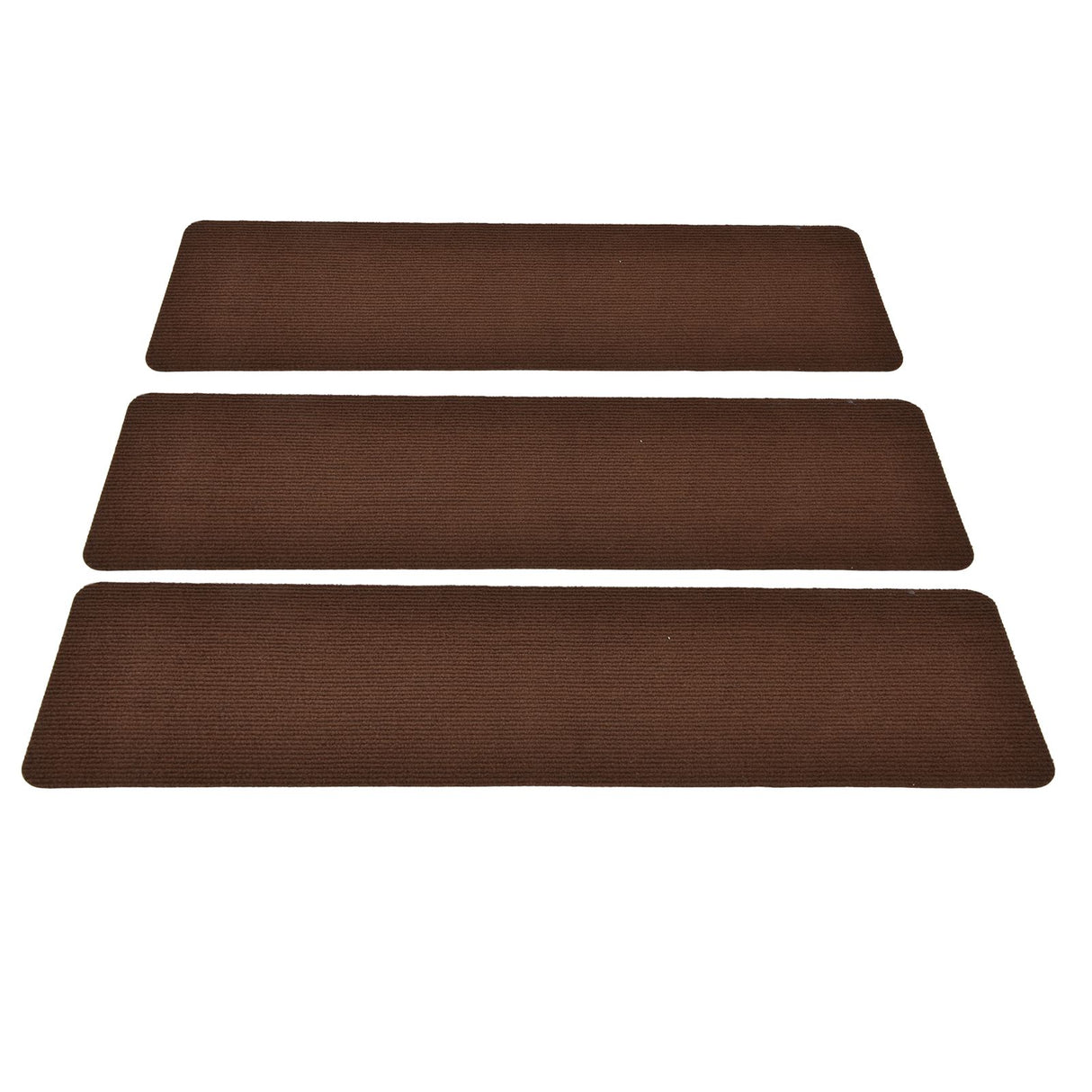 15Pcs Stair Treads 8x30in Anti Skid Polyester Fiber High Safety Easy Installation Durable Low Noise Stair Treads Carpet