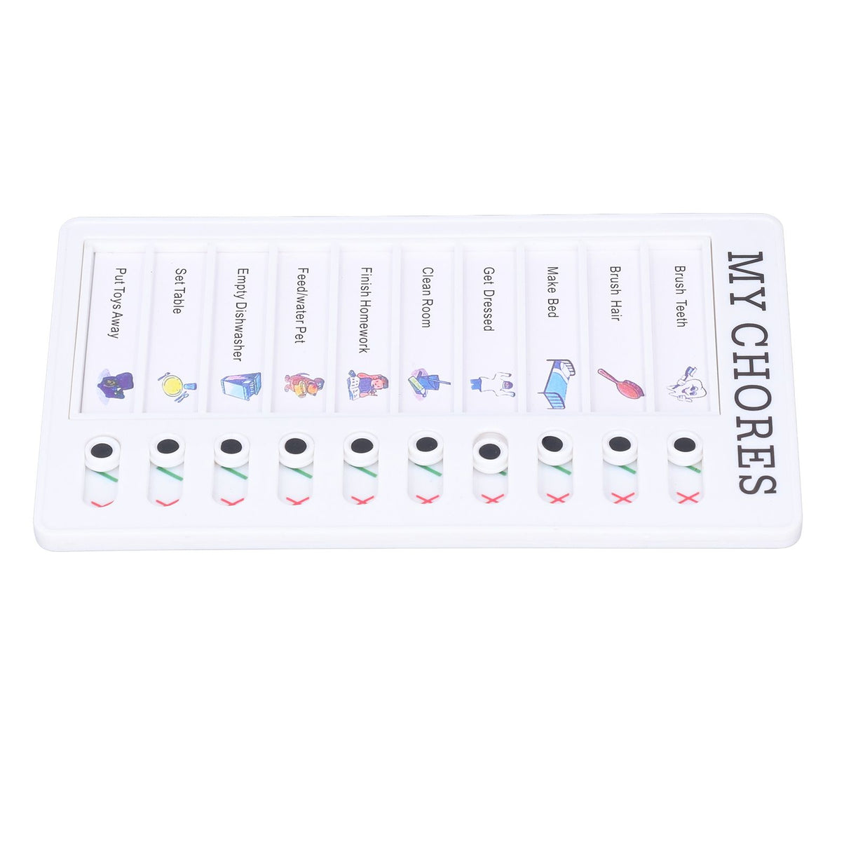 Chore Chart Memo Boards Portable Detachable Message Board Feel Comfortable PVC Kids Chore Chart for Kids Learn PlanningMY CHORES