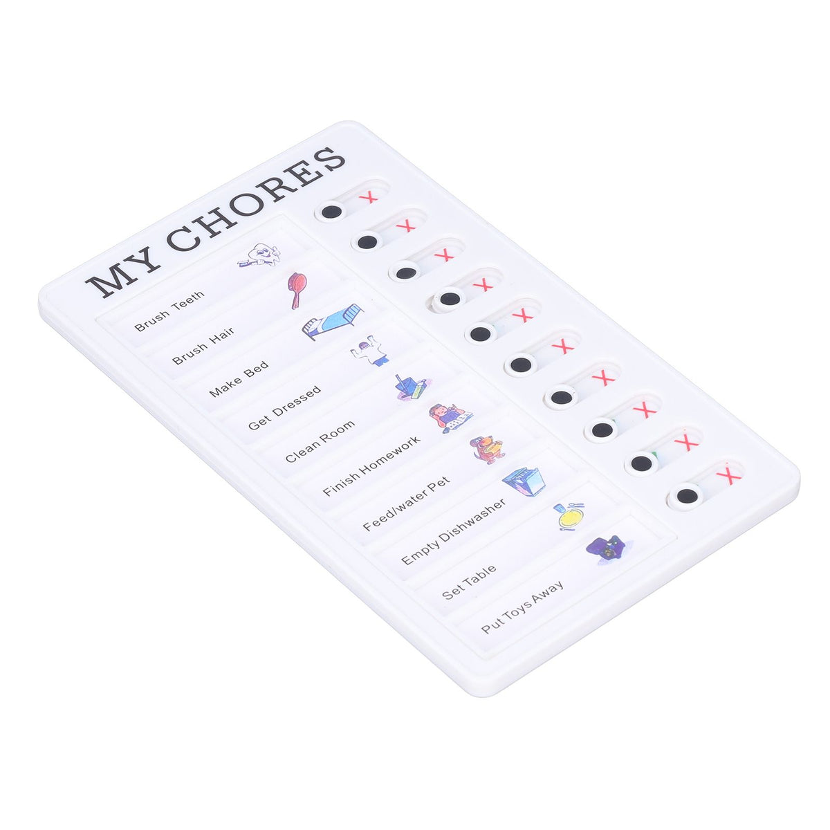 Chore Chart Memo Boards Portable Detachable Message Board Feel Comfortable PVC Kids Chore Chart for Kids Learn PlanningMY CHORES