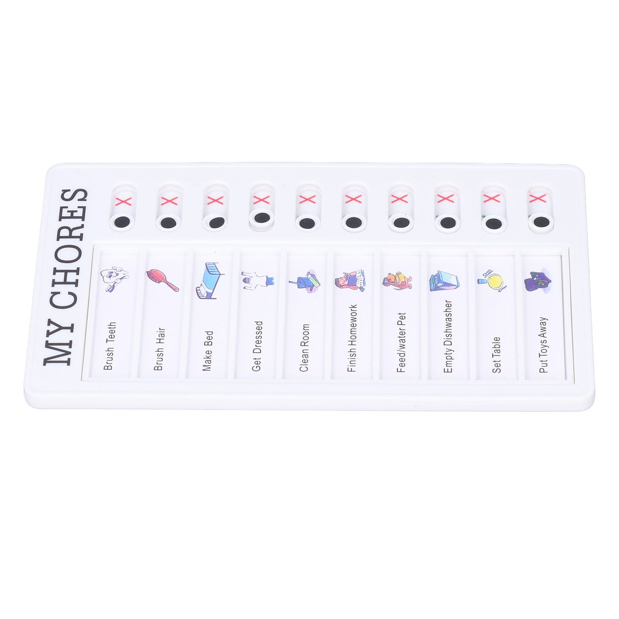 Chore Chart Memo Boards Portable Detachable Message Board Feel Comfortable PVC Kids Chore Chart for Kids Learn PlanningMY CHORES