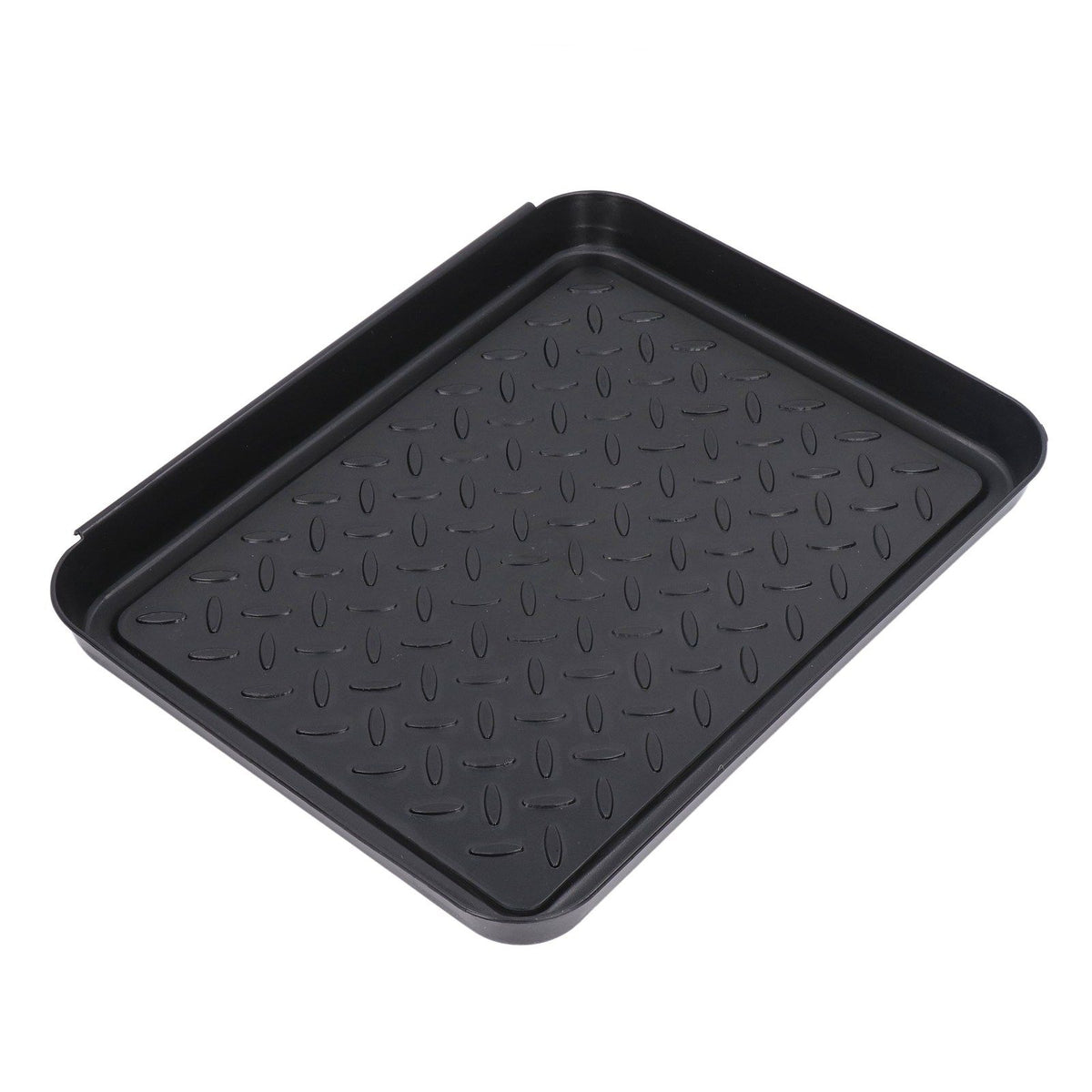 Shoe Tray Durable Plastic Space Saving 3 Interlocking Design Wide Application Stable Boot Tray for Home Office Hotel