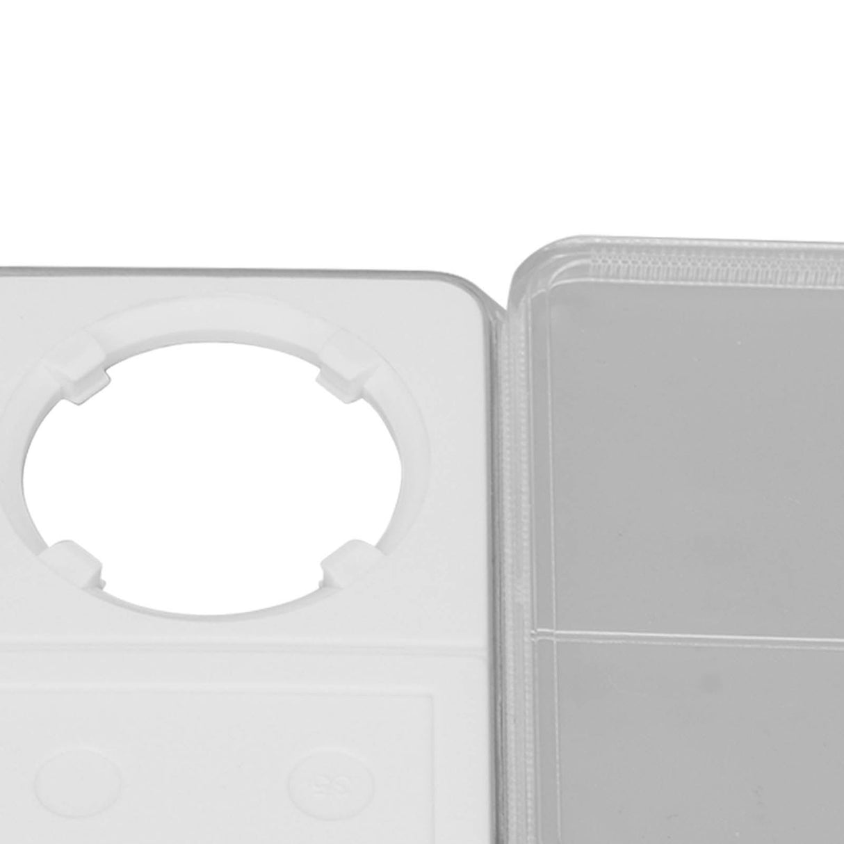10PCS Coin Holder Transparent Design Wear Resistant Environmental Coin Protective Box for Coin Collection