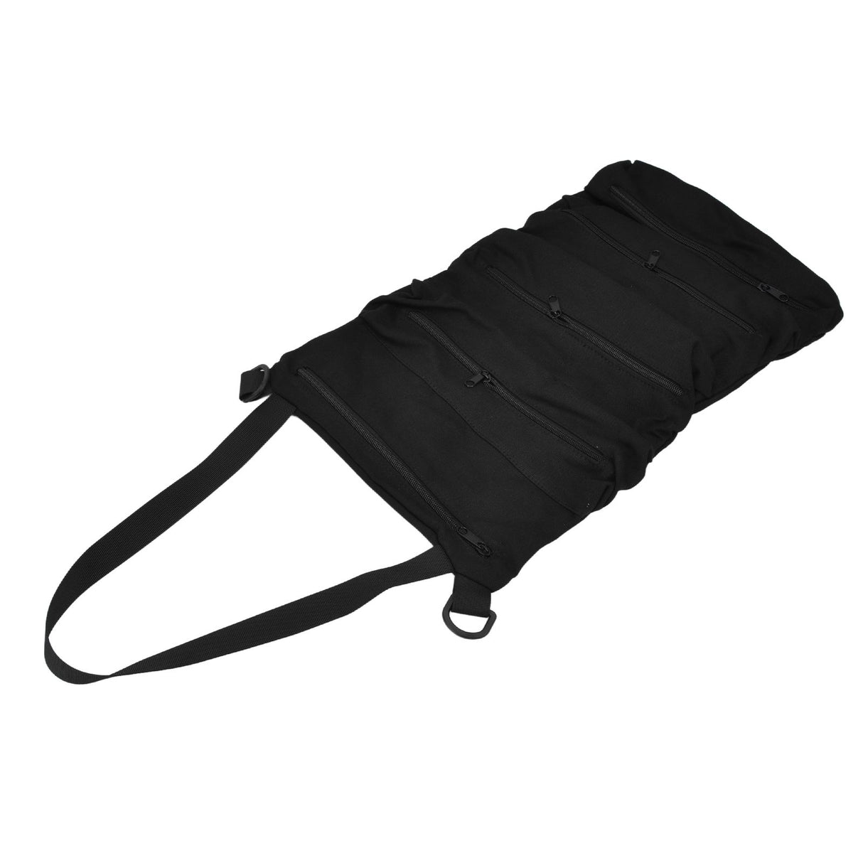 Tool Roll Up Bag Durable Oxford Fabric Wide Application Easy Storage Secure Closure Easily Accessable Roll Up Tool Bag