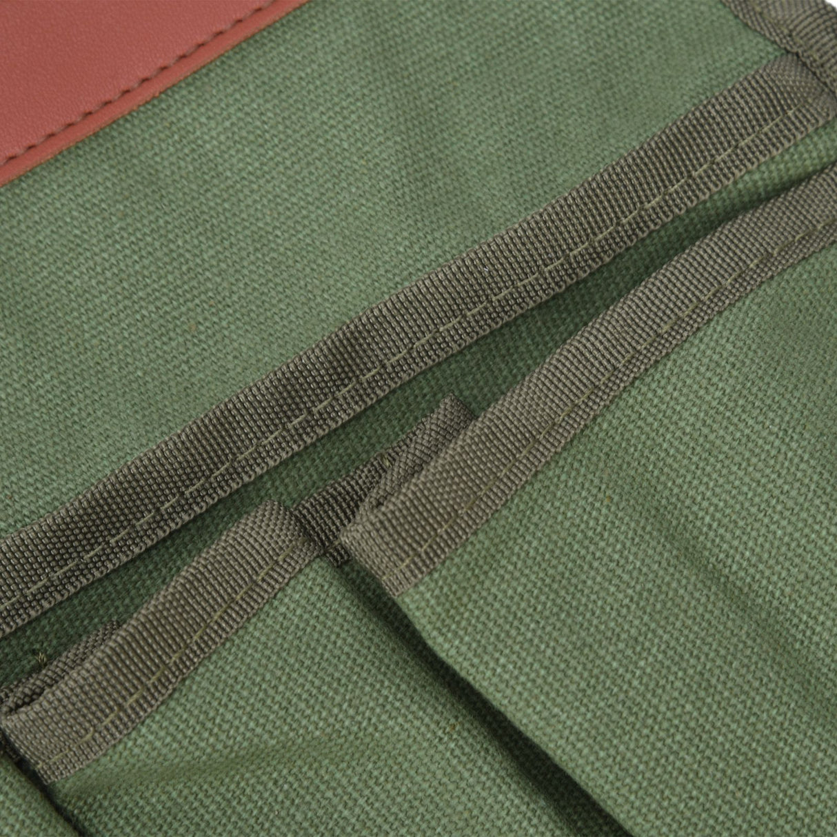 Camping Chair Armrest Storage Bag Large Capacity Multiple Pockets Portable Chair Hanging Storage Bag for Outdoor BeachMilitary Green
