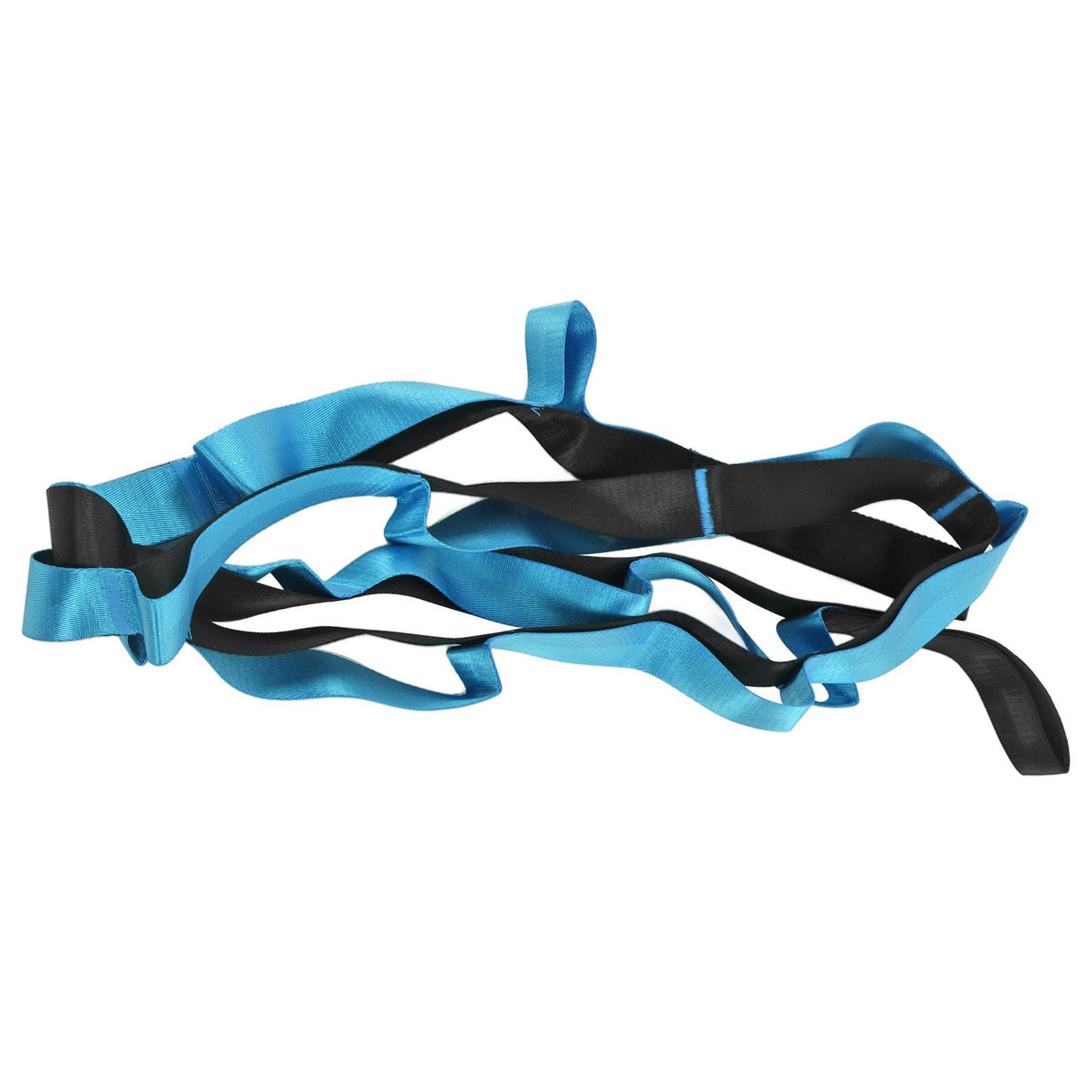 Stretch Strap Yoga Nylon Elastic Band Exercise Equipment for Home Workout Flexibility PilatesBlue