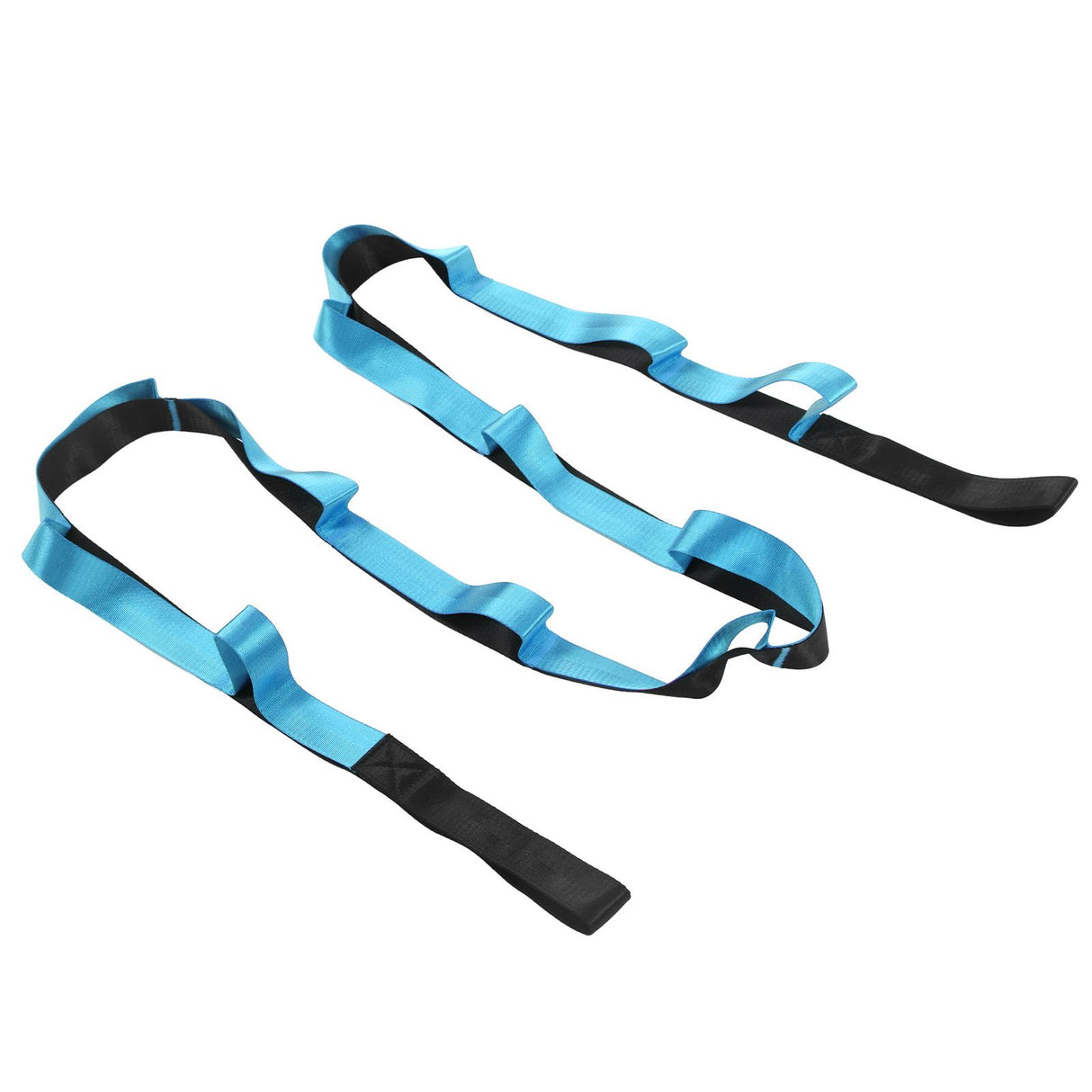 Stretch Strap Yoga Nylon Elastic Band Exercise Equipment for Home Workout Flexibility PilatesBlue