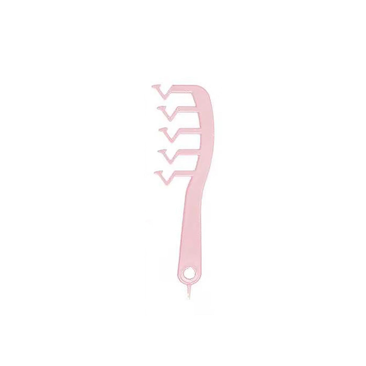 Z Shape Hair Comb Plastic Portable Detangling Combs Hair Styling Tool for Beauty SalonPink