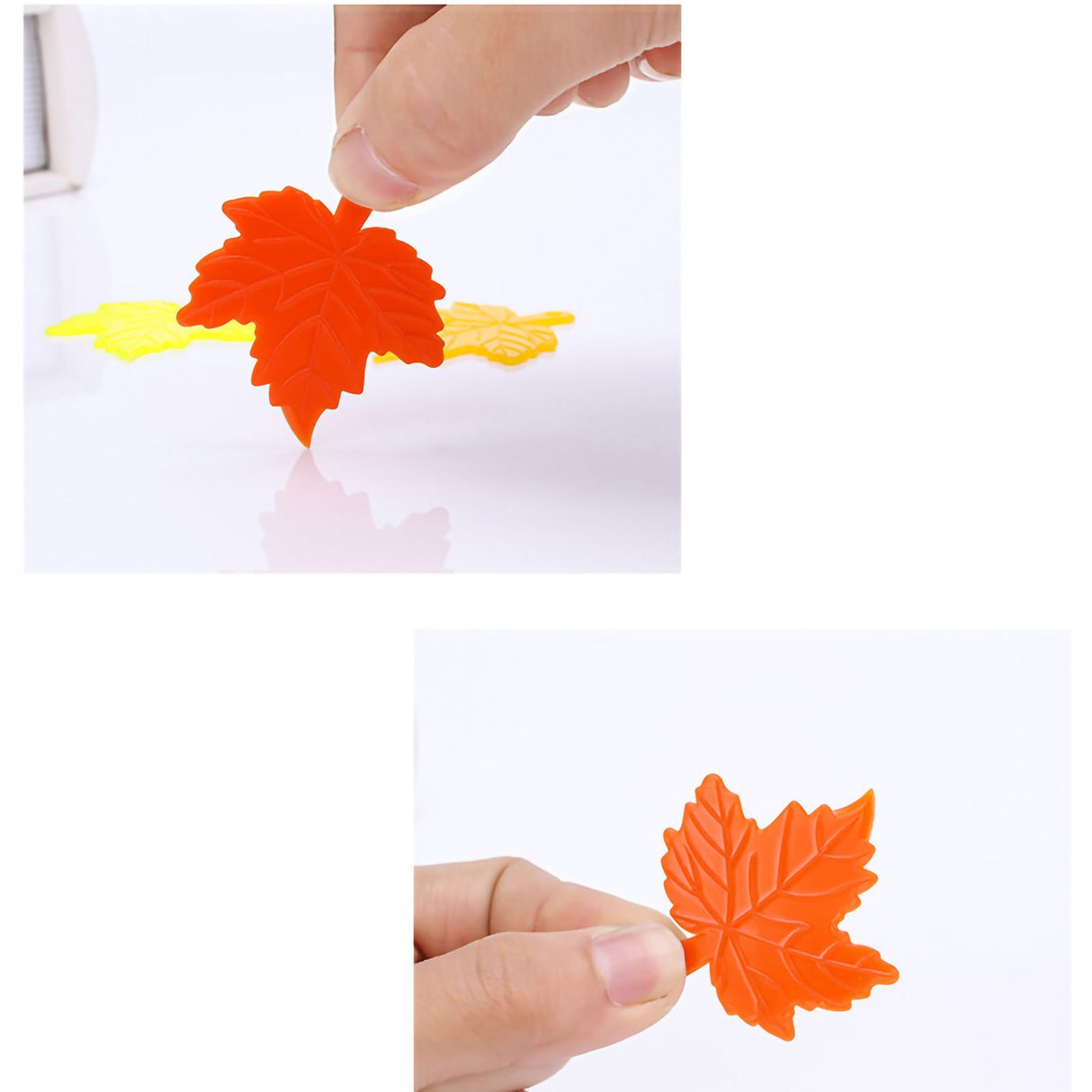 Box Opener Compact Universal Plastic Package Opener for Envelope Express Bag Grocery Bag Cardboard BoxMaple Leaf Style 4.5x5cm / 1.8x2in
