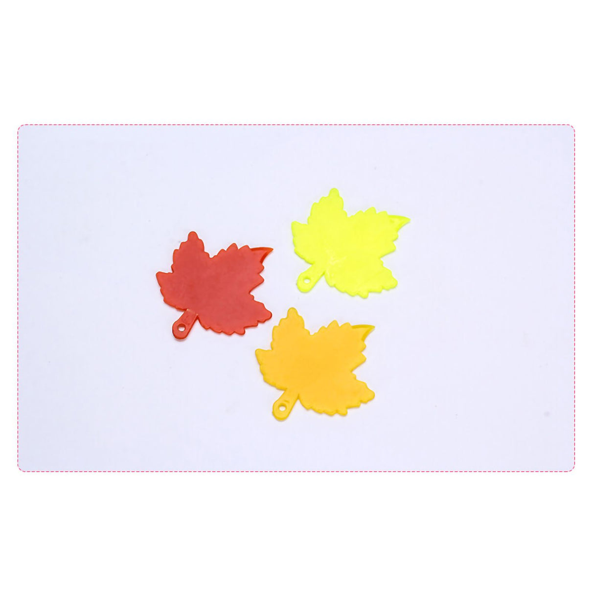 Box Opener Compact Universal Plastic Package Opener for Envelope Express Bag Grocery Bag Cardboard BoxMaple Leaf Style 4.5x5cm / 1.8x2in