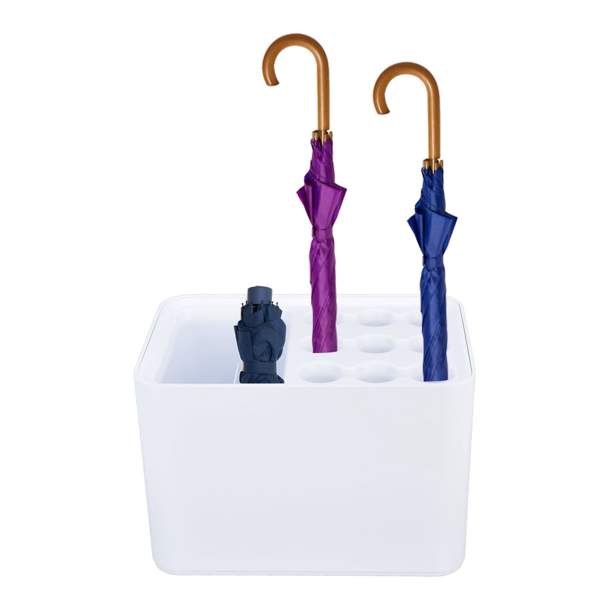 Umbrella Bucket Stable Chassis Anti Slip Indoor Space Saving Umbrella Holder with Drip Tray for Home Office Hotel Bars