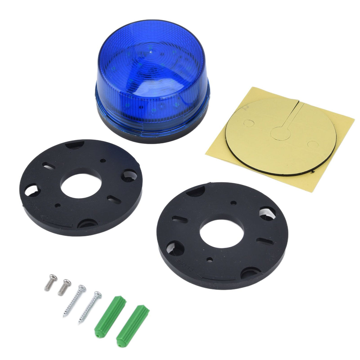 LED Car Strobe Light DC12V 5W 15 LEDs Multipurpose LED Traffic Warning Light for Cars Trucks BusesBlue