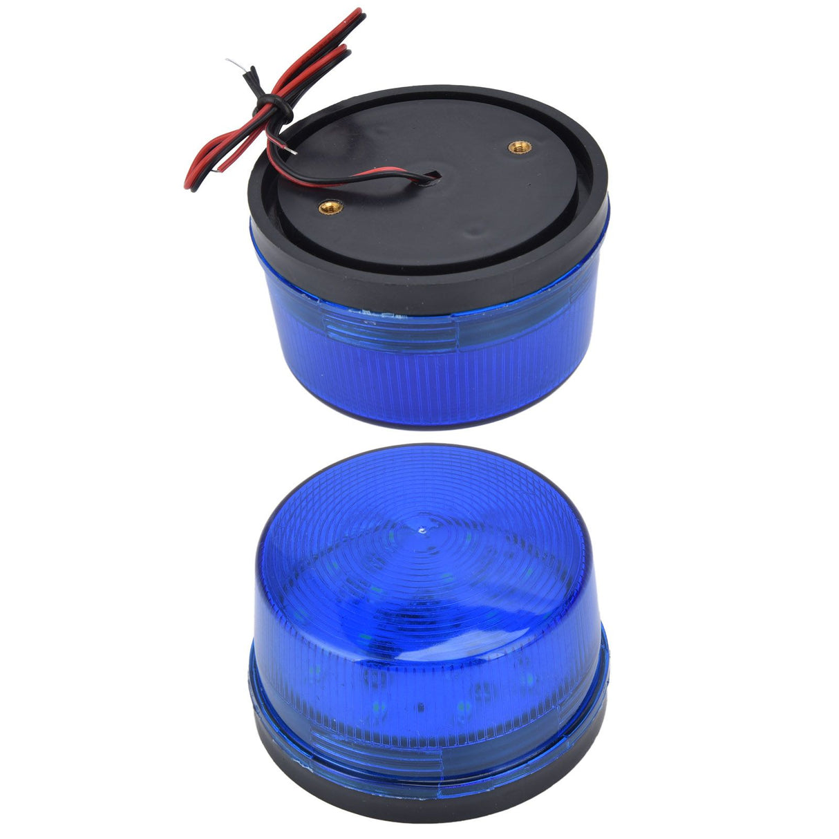 LED Car Strobe Light DC12V 5W 15 LEDs Multipurpose LED Traffic Warning Light for Cars Trucks BusesBlue